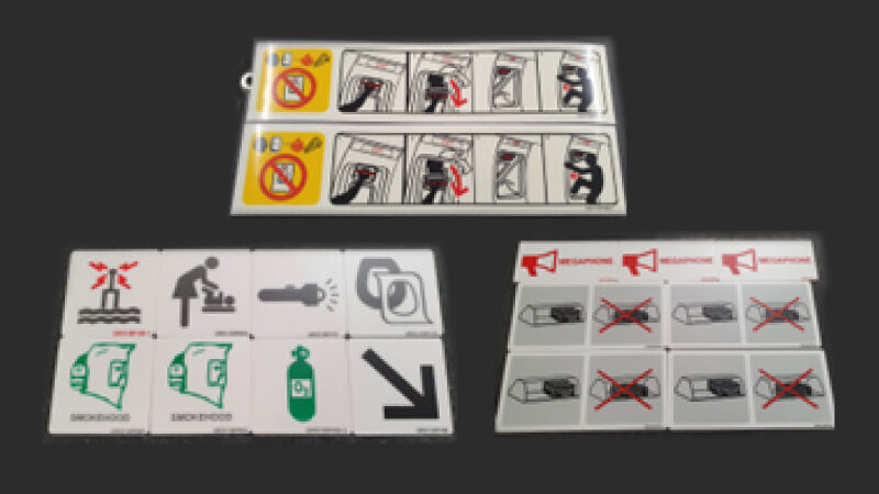 teg warning and notice placards